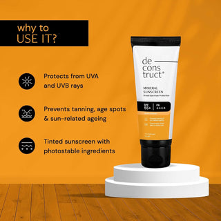 Deconstruct Mineral Sunscreen - SPF 55+ And PA++++ | Water Resistant Sunscreen_SilkRoutes_5