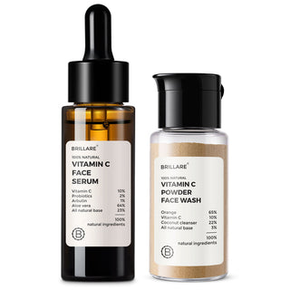 10% Vitamin C Face Serum & Vitamin C Powder Face Wash (15g) With Jade Roller For Pigmented Skin_SilkRoutes_3