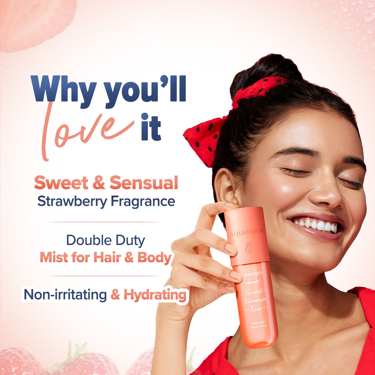 Aqualogica Refresh+ Perfume Body Mist Sweet Summer Kiss 150ml ...