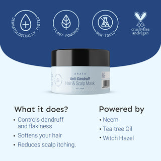 Arata ANTI-DANDRUFF HAIR AND SCALP MASK - 100G_SilkRoutes_2