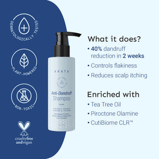 Arata ANTI-DANDRUFF SHAMPOO (DRY HAIR) - 200ML_SilkRoutes_3