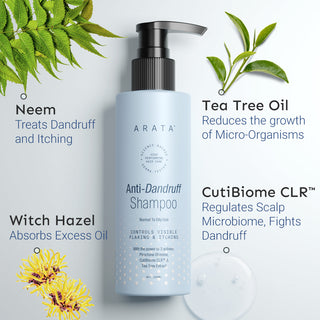Arata ANTI-DANDRUFF SHAMPOO (NORMAL TO OILY HAIR) - 200ML_SilkRoutes_2