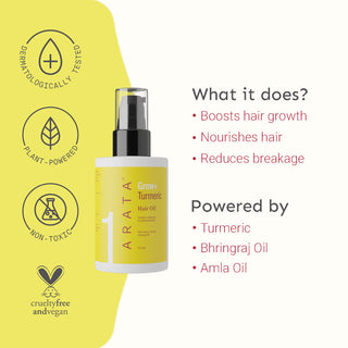 Arata HAIR GROWTH OIL WITH CAPILIA LONGA - 100ML_SilkRoutes_2