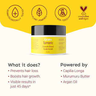 Arata HAIR GROWTH SCALP SCRUB WITH CAPILIA LONGA - 50G_SilkRoutes_2