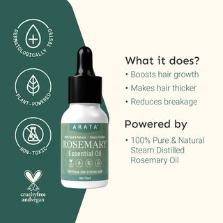 twoclapsArata ROSEMARY ESSENTIAL OIL - 15ML_SilkRoutes_2