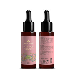 Avimee Herbal Anti Grey Hair Super Saver Combo: Keshkrishna Hair Oil And Scalptone Grey Hair Serum_SilkRoutes_4