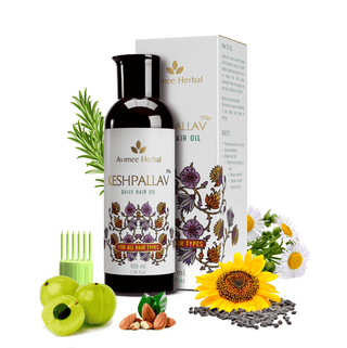 Avimee Herbal Keshpallav Plus Daily Hair Oil For Hair Growth_SilkRoutes_1