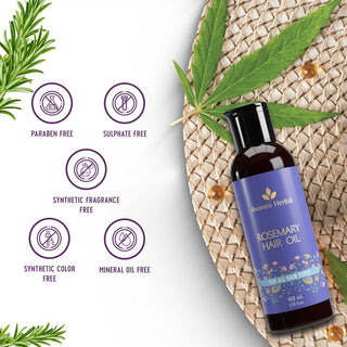 Avimee Herbal Rosemary Hair Oil For Hair Growth_SilkRoutes_4