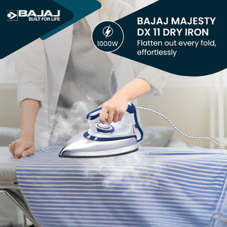 Bajaj Stainless Steel Majesty DX-11 1000 Watts Dry Iron