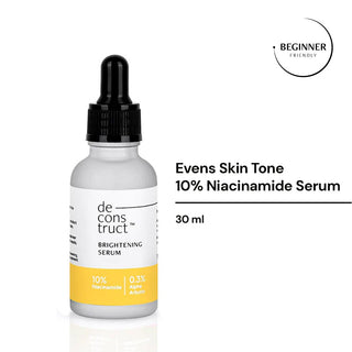 Brightening Niacinamide Serum - 10% Niacinamide + 0.3% Alpha Arbutin For Boosting Radiance_SilkRoutes_2