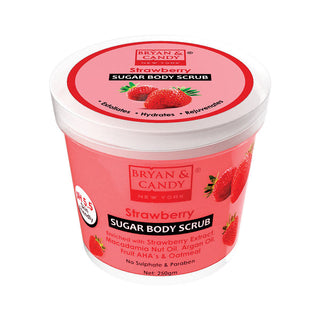 Bryan&Candy Strawberry Sugar Body Scrub(250gm)_SilkRoutes_1