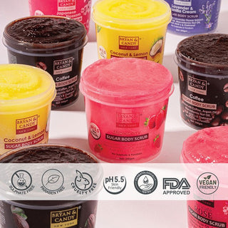 Bryan&Candy Strawberry Sugar Body Scrub(250gm)_SilkRoutes_5