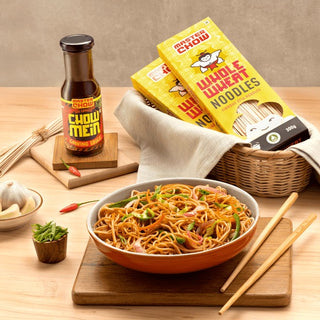 Chef Ranveer's Healthy Noodle Kit (2 NOODLES, 1 COOKING SAUCE, 2 CONDIMENTS)_SilkRoutes_3
