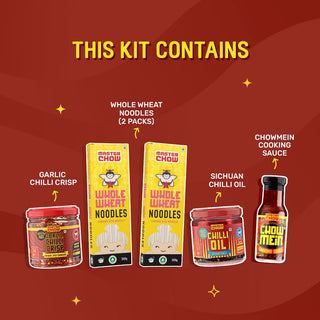 Chef Ranveer's Healthy Noodle Kit (2 NOODLES, 1 COOKING SAUCE, 2 CONDIMENTS)_SilkRoutes_5
