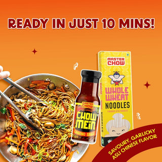 Chef Ranveer's Spicy Chowmein Kit (1 NOODLE, 1 COOKING SAUCE, 1 CHUTNEY)_SilkRoutes_3