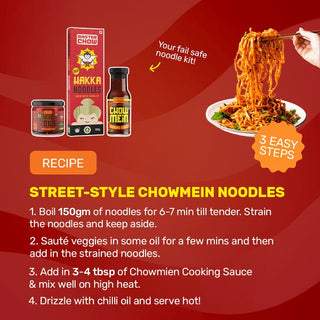 Chef's Special Garlic Noodle Kit (1 NOODLE, 1 COOKING SAUCE, 3 CONDIMENTS)_SilkRoutes_3