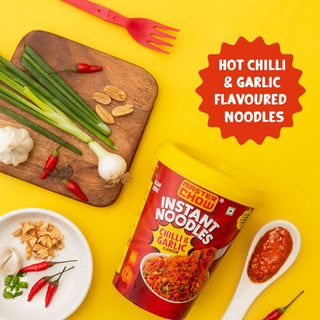 Chilli & Garlic Cup Noodles (Pack of 4) (100 GMS x 4 PACK)_SilkRoutes_6