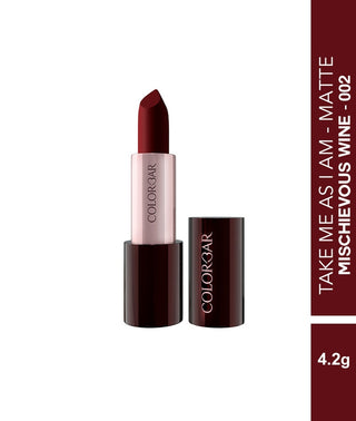 ColorbarTakeMeAsIAmVeganMatteLipstick_SilkRoutes_5