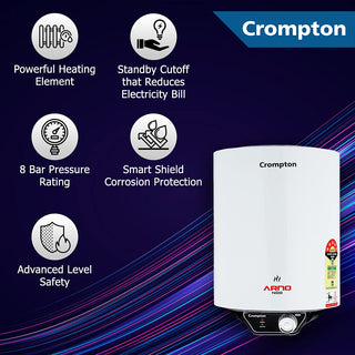 Crompton Arno Neo 15-L 5 Star Rated Storage Water Heater (Geyser)