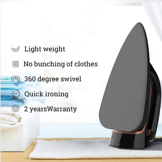 Crompton InstaGlide 1000-Watts Dry Iron with American Heritage Coating, Pack of 1 Iron