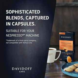 DAVIDOFF Crema Elegant Capsules - 6/12 Intensity - 10 x Capsules - 55 g_SilkRouts_3