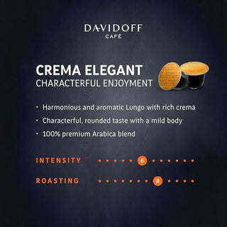 DAVIDOFF Crema Elegant Capsules - 6/12 Intensity - 10 x Capsules - 55 g_SilkRouts_4