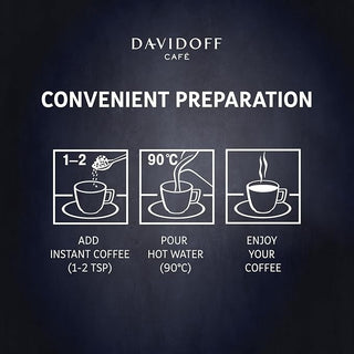 Davidoff Crema Intense Instant Coffee Powder, Bottle - 9/12 Intensity - 90 Gram_SilkRoutes_5