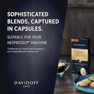 Davidoff Fine Aroma Coffee Capsules - 7/12 Intensity - 10 X Capsules - 55 Gm_SilkRoutes_3