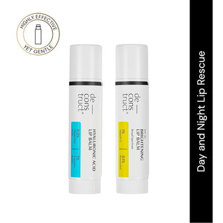 Deconstruct Day & Night Lip Care Duo | Brightening Lip Balm + Hyaluronic Acid Lip Balm_SilkRoutes_2