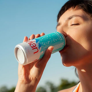 Evian Sparkling Carbonated Natural Spring Water Pack of 6, 11.16 fl oz / 6 * 330ml X Hubsch Tandoori Peanuts 50g_SilkRoutes_7