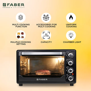 Faber 60L 1600W OTG | Bake, Toast, Roast, Grill
