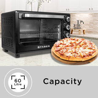 Faber 60L 1600W OTG | Bake, Toast, Roast, Grill
