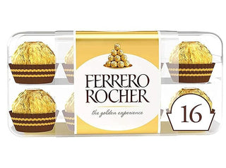 Ferrero Rocher, Exquisite Hazelnut and Milk Chocolate Premium Gift Box, 16 pieces (200 g)_SilkRoutes_2
