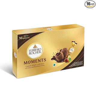 Ferrero Rocher Moments, Hazenut Flavor, 16 Pralines Pcs 92.8Gm_SilkRoutes_1