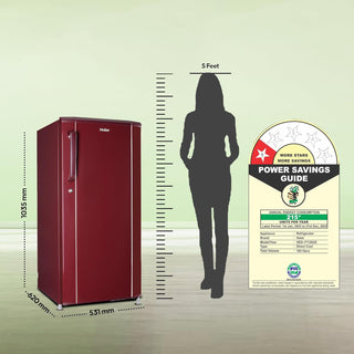 Haier165L_1Star_Direct-CoolSingleDoorRefrigerator_HED-171RS-P_RedMono__SilkRoutes_7