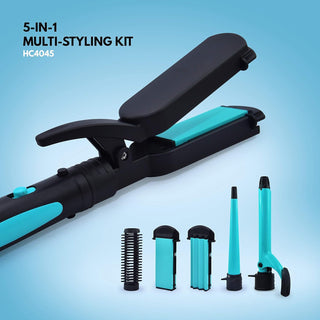 Havells5-in-1MultiStylingKit-Straightener_Curler_Crimper_ConicalCurler_VolumeBrush_SilkRoutes_11
