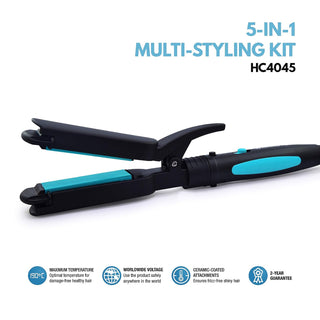 Havells5-in-1MultiStylingKit-Straightener_Curler_Crimper_ConicalCurler_VolumeBrush_SilkRoutes_3
