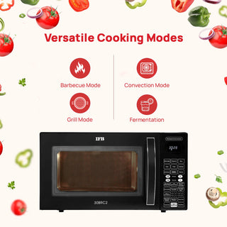 IFB 30 L Convection Microwave Oven (30BRC2, Black) Standard
