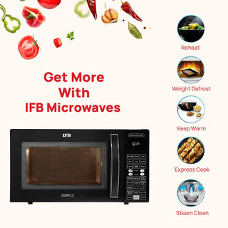 IFB 30 L Convection Microwave Oven (30BRC2, Black) Standard