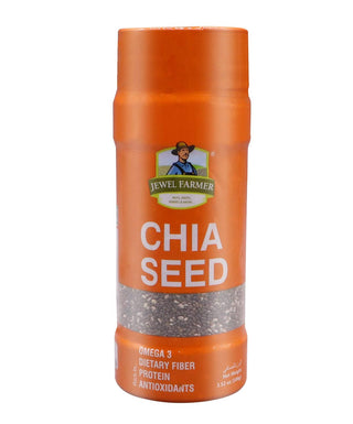 JEWELFARMERBlackChiaSeedsRaw_UnroastedSuperfoodwithProtein_DietryFiber_Omega3-100g_Silkroutes