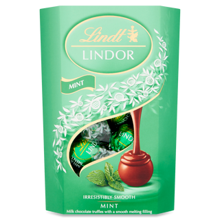 Lindt Lindor Mint in Milk Chocolate Truffle with Smooth Melting Filling Gift Box, 200g_SilkRoutes_2