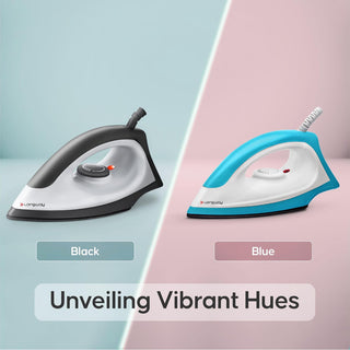 Longway Kwid Light Weight Non-Stick Teflon Coated Dry Iron