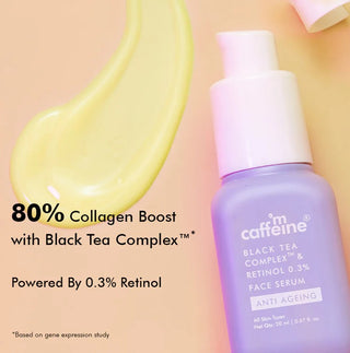 MCaffeine 0.3% Retinol & Black Tea Complex Anti-Ageing Face Serum - 20 ml_SilkRoutes_2