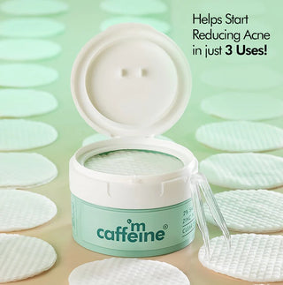 MCaffeine 2% Salicylic Acid Serum Clear Skin Acne Pads | Acne & Oil Control with Matcha Tea - 40 N (x1)_SilkRoutes_1