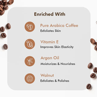 MCaffeine Coffee Face Scrub with Walnut - 100 g_SilkRoutes_4