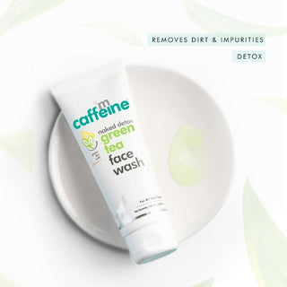 MCaffeine Green Tea Face Wash with Vitamin C & Hyaluronic Acid - 100 ml_SilkRoutes_5