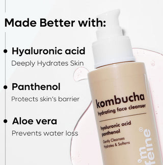 MCaffeine Kombucha Hydrating Face Cleanser with Hyaluronic Acid -100 ml_SilkRoutes_3