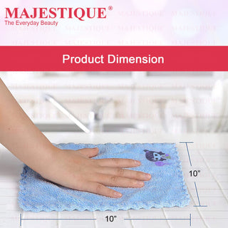 Majestique Mini Baby Towel Set Pack Of 4 - Color May Vary_SilkRoutes_5