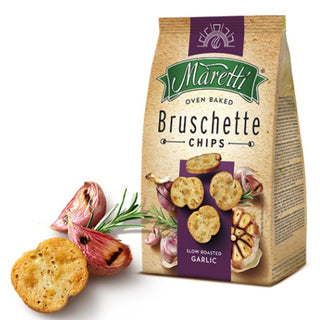 MarettiOvenBakedBruschetteChipsSlowRoastedGarlic_PizzaFlavour_TomatoOlives_Oregano_FineCheeseSelection_70GmEach_ComboOf4_Silkroutes1