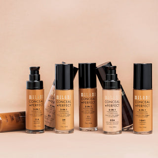 Milani Conceal + Perfect 2-In-1 Foundation + Concealer - 01 Creamy Vanilla (30ml)_SilkRoutes_6